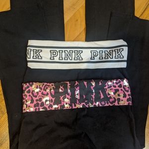 Lot of Pink Victoria's Secret yoga pants small